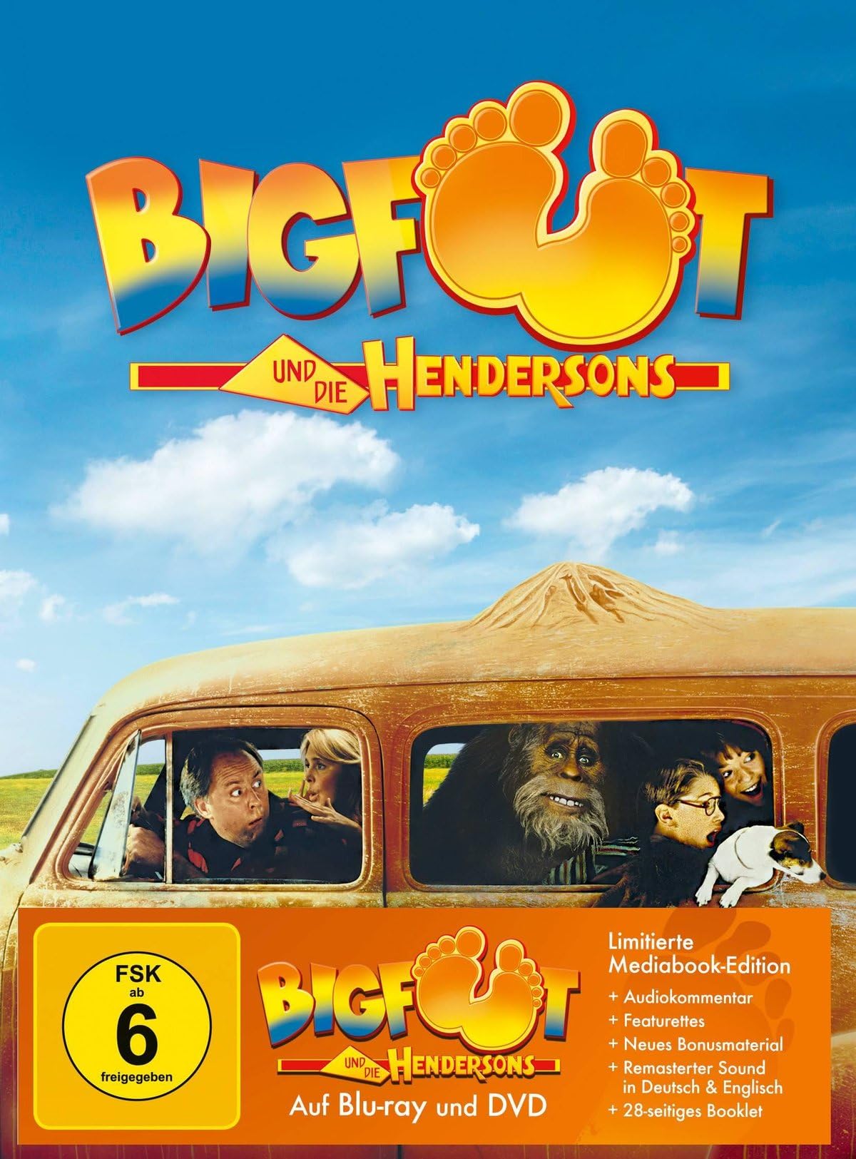 Bigfoot und die Hendersons - Mediabook - Cover F auf 333 Stück