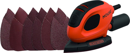 BLACK & DECKER - 55W MOUSE SANDER+6 SANDING SHEETS
