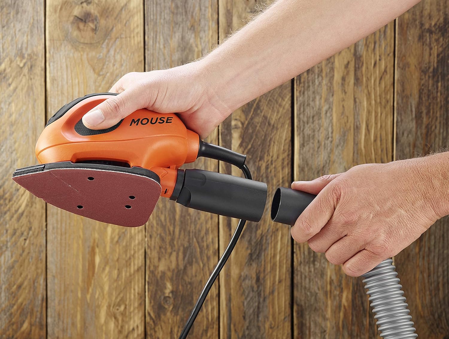BLACK & DECKER - 55W MOUSE SANDER+6 SANDING SHEETS