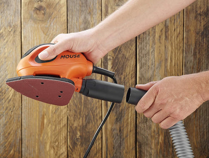 BLACK & DECKER - 55W MOUSE SANDER+6 SANDING SHEETS