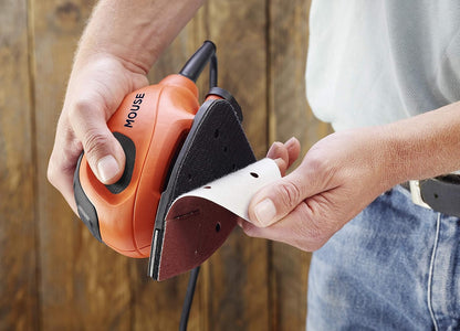 BLACK & DECKER - 55W MOUSE SANDER+6 SANDING SHEETS