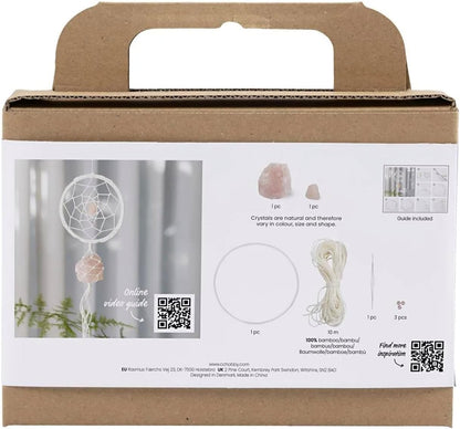 CREATIVE Mini Craft Kit Macramé, Light Rose, White, 1 Pack, Mulricolour