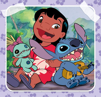 Clementoni Puzzel Square Stitch Disney 3 Puzzel Met 48 Stukjes - Supercolor Puzzel Voor Kinderen, Gemaakt In Italië 25321