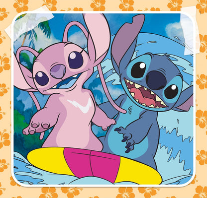 Clementoni Puzzel Square Stitch Disney 3 Puzzel Met 48 Stukjes - Supercolor Puzzel Voor Kinderen, Gemaakt In Italië 25321