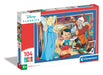 Clementoni 25756 Disney Jigsaw Pinocchio 104 Pieces-Supercolor Children 6-8 Years, Cartoon, Gift for Boy/Girls, Puzzle for Kids, Made in Italy, Multicolor