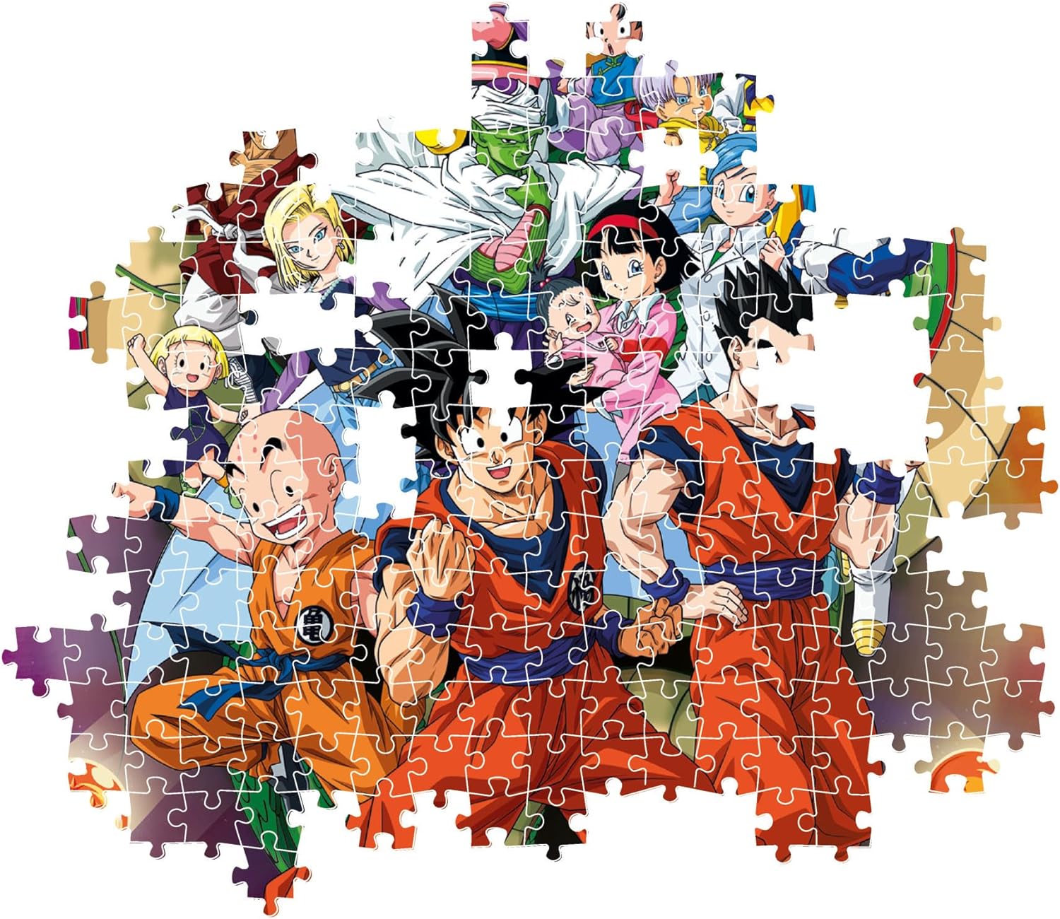 Clementoni - Dragonball Dragonball-1000 Pieces, Poster Included, Anime, Manga, Superhero Puzzle, Fun for Adults, Made in Italy, 39919, Multicoloured