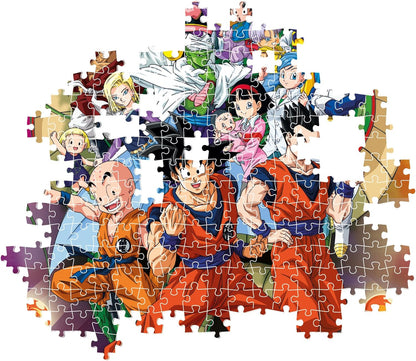 Clementoni - Dragonball Dragonball-1000 Pieces, Poster Included, Anime, Manga, Superhero Puzzle, Fun for Adults, Made in Italy, 39919, Multicoloured