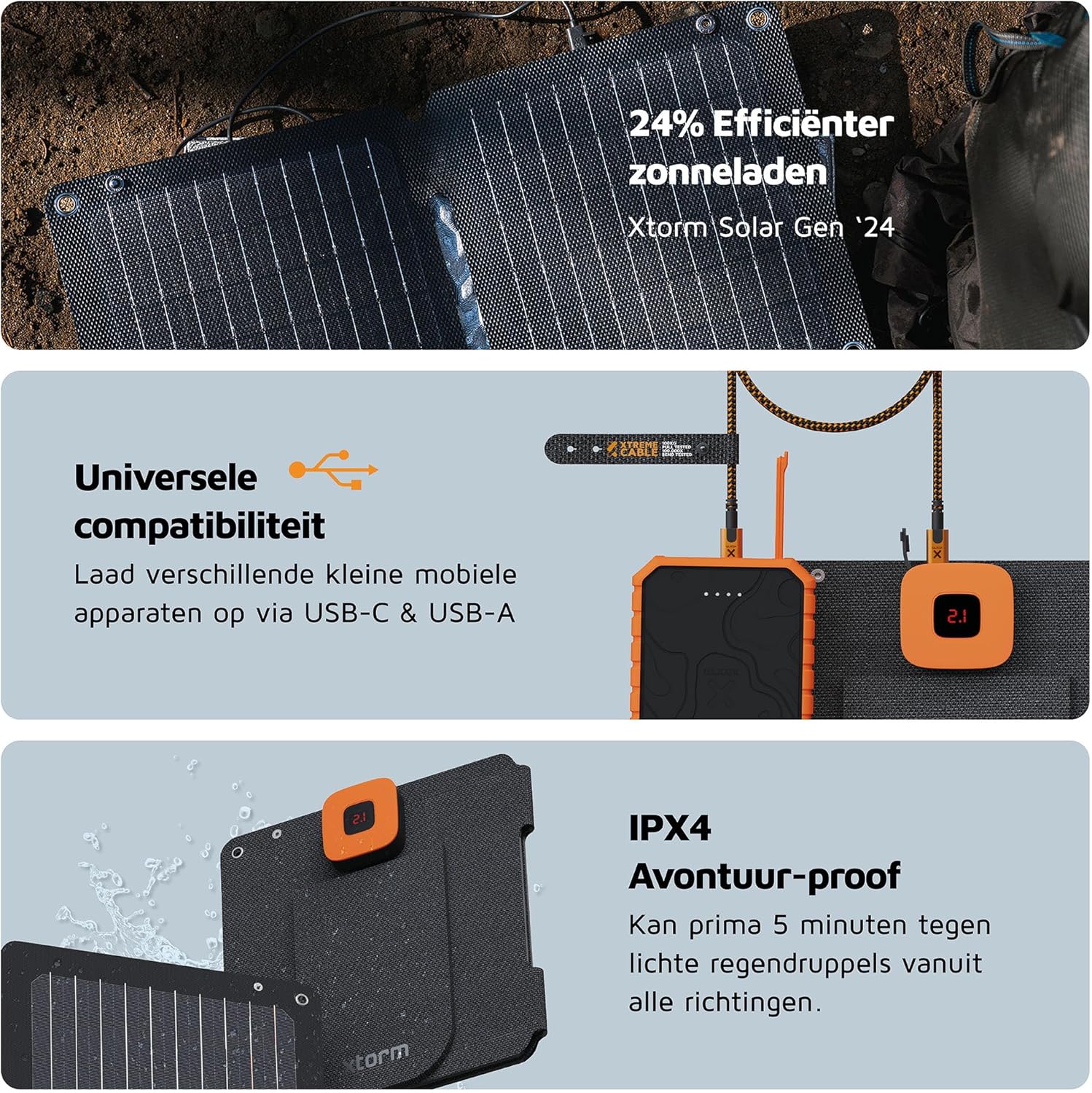Xtorm - Solarbooster 14W - Foldable Solar Panel