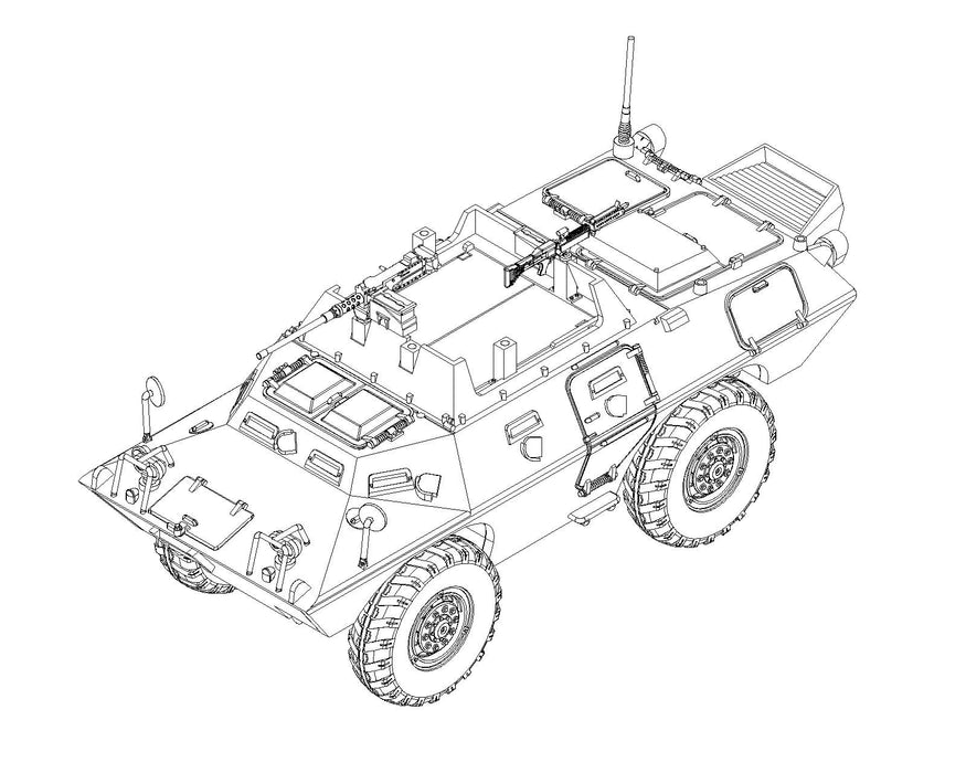 Trumpeter 757444 Model kit, Multicoloured
