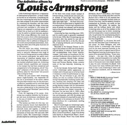 The Definitive Album By Louis Armstrong