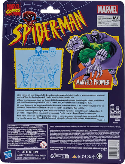 Marvel Legends Series Marvel’s Prowler, Spider-Man: The Animated Series 15-cm Action Figure