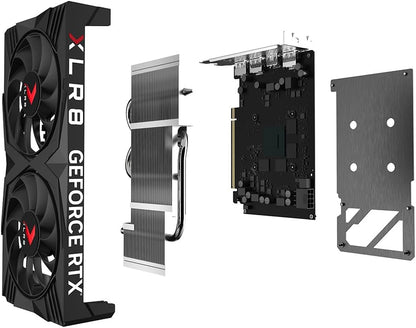 PNY GeForce RTX™ 4060 8GB XLR8 Gaming Verto Dual Fan OC Graphics Card DLSS 3