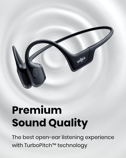 SHOKZ OpenRun Pro Sports Headphones For Work out(Swift Black