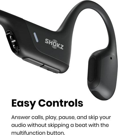 SHOKZ OpenRun Pro Sports Headphones For Work out(Swift Black