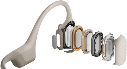 SHOKZ OpenRun Pro Sports Headphones For Work out(Swift Black