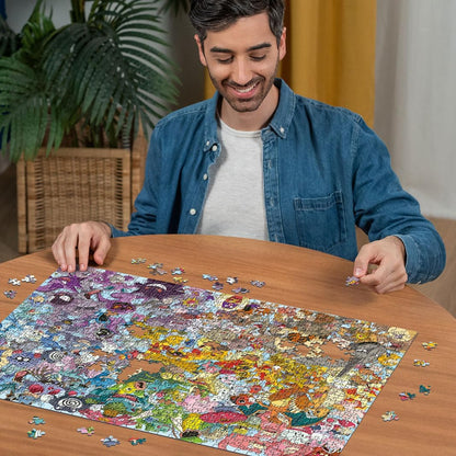 Ravensburger Puzzle 1000 Teile 12000460 Challenge Pokémon - Alle 150 Pokémon der 1. Generation als herausforderndes Puzzle für Erwachsene und Kinder ab 14 Jahren