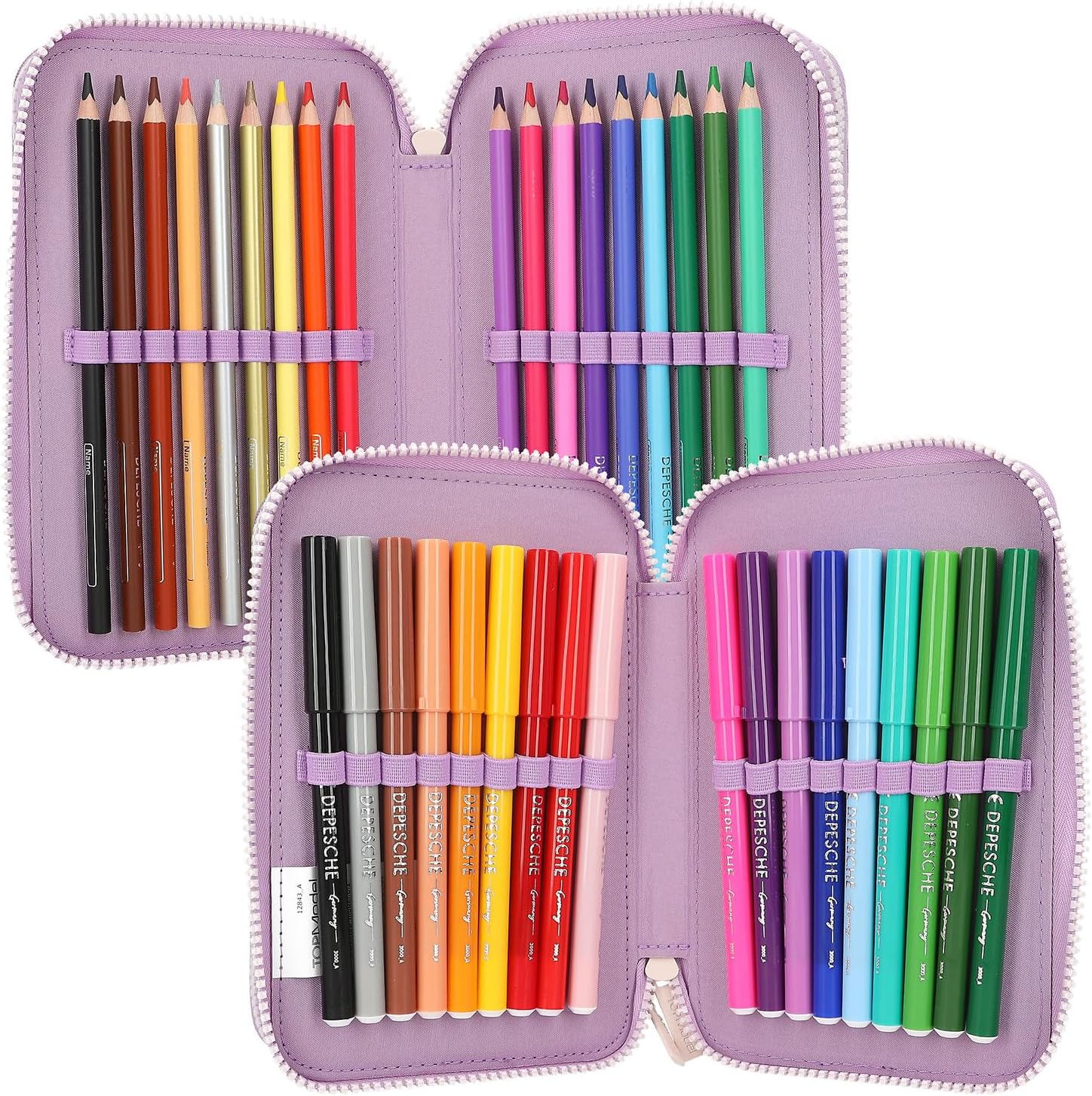 Topmodel Triple Pencil Case Led Dog Mood Barometer ( 0412843 )