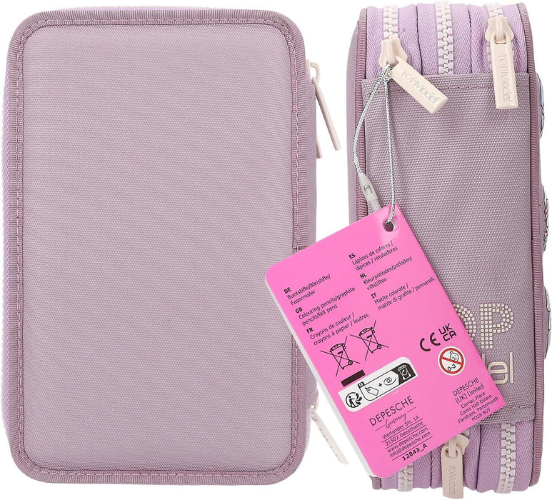 Topmodel Triple Pencil Case Led Dog Mood Barometer ( 0412843 )