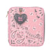 Depesche 12766 Miss Melody Bandana - Gevulde 2-vaks etui met bandana patroon, roze etui met kleurpotloden, liniaal, schaar en nog veel meer.
