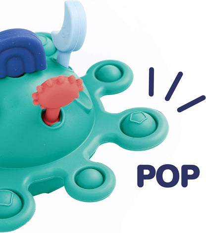 LUDI - Zippy Toy - Multisensory Stimulation Toy - Different Textures - Ergonomic - Soft Material - from 10 Months - Relieves Dental Thrust - Dexterity and Motor Skills - 14 x 21 x 14 cm