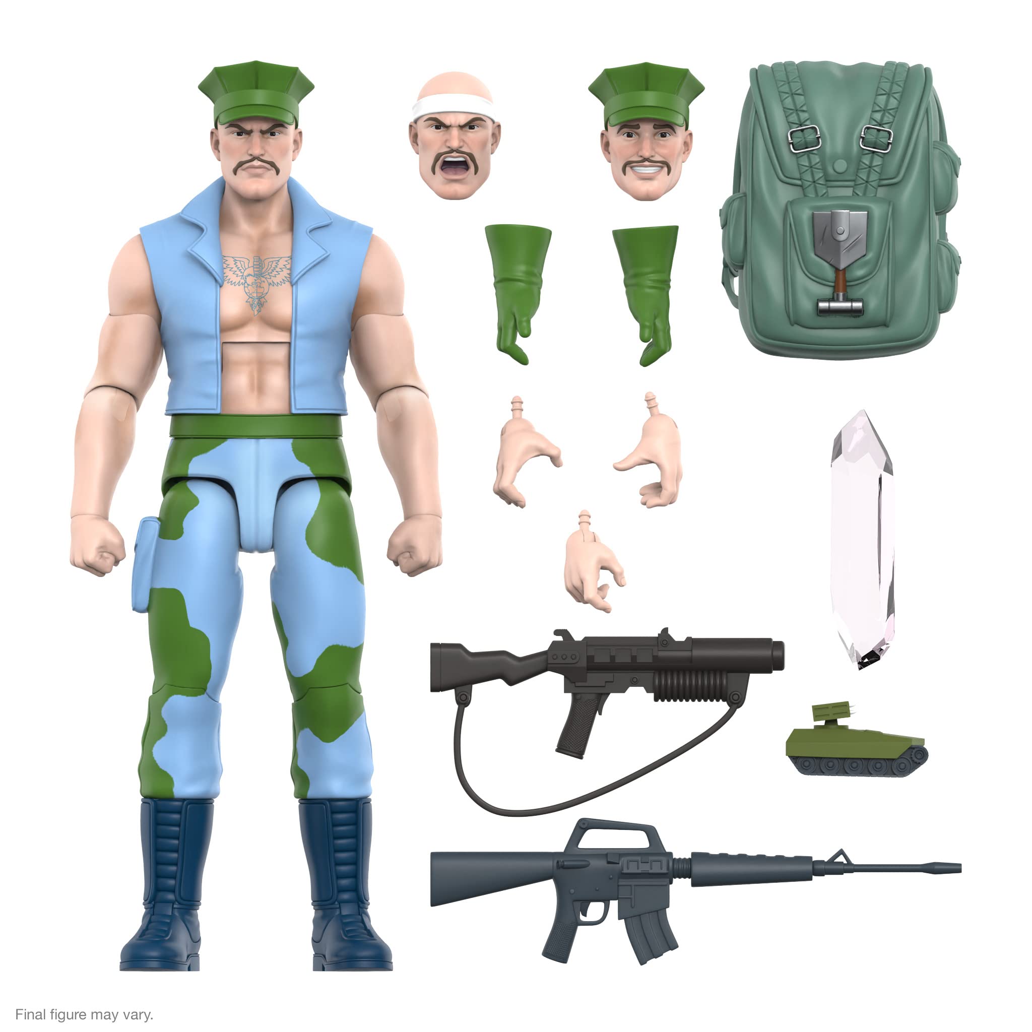 Super7 ULTIMATES! G.I. Joe Gung-Ho - 7" G.I. Joe Action Figure with Accessories Classic Cartoon Collectibles and Retro Toys