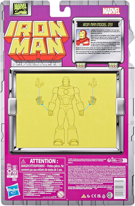 Marvel Legends Series Iron Man (Model 09) Comics Action Figure