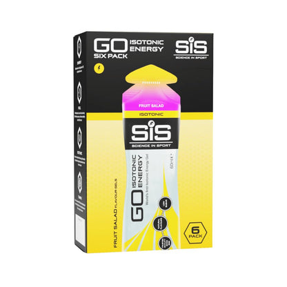Science In Sport Science In Sport GO Energy Gel multipack - box of 6 gels - fruit salad