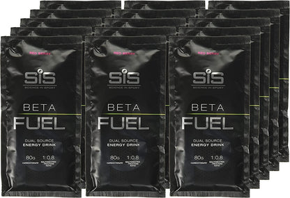 BETA Fuel energy drink powder - box of 15 sachets - red berry