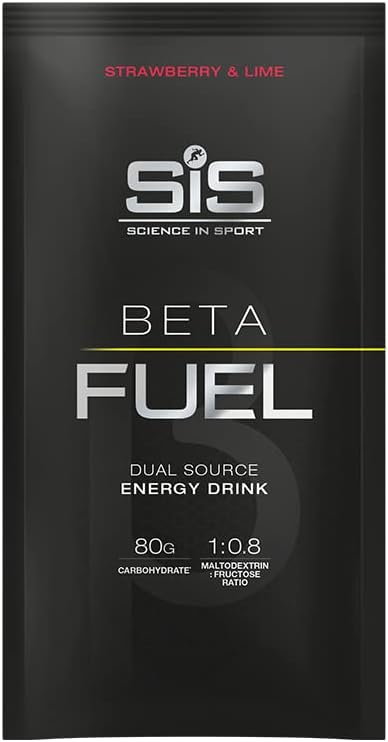 BETA Fuel energy drink powder - box of 15 sachets - strawberry and lime