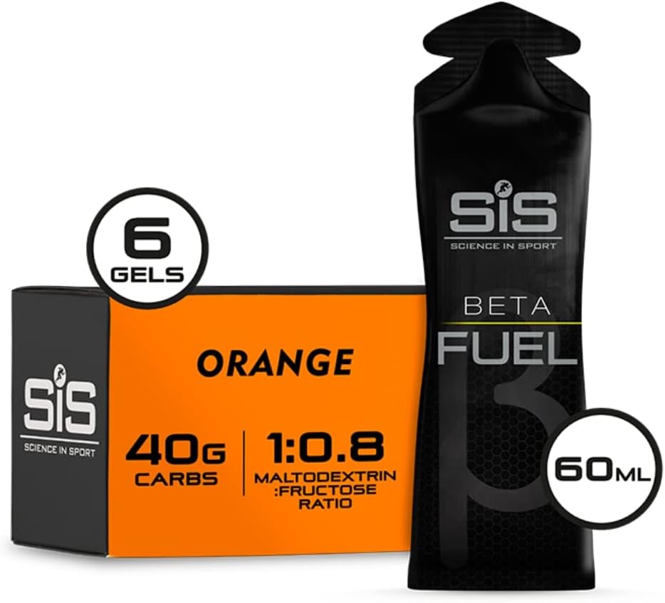 Beta Fuel Energy Gel - box of 6 gels - orange