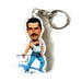 Music Legends Caricature Acrylic Keyring - Freddie Mercury - Queen