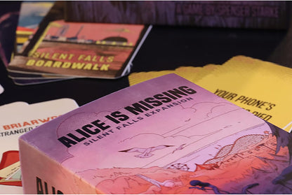 Renegade Game Studio | Alice is Missing: Silent Falls Expansion | Role-Playing Game | Ages 16+ | 3-5 Players | 2-3 Hours Playing Time
