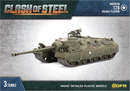Gale Force Nine - Clash of Steel - T28 Assault Tank Platoon