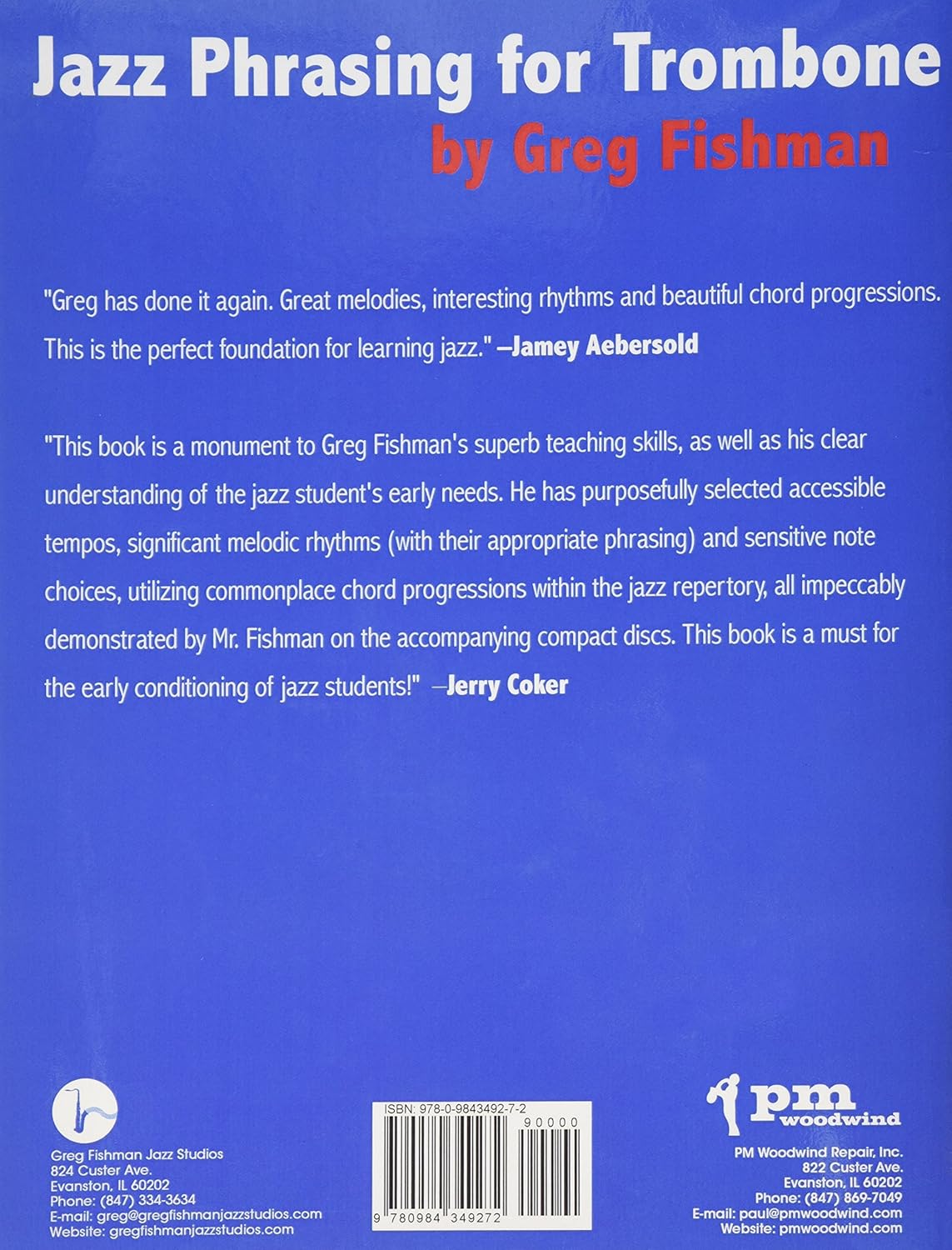 Jazz Phrasing for Trombone Volume 1