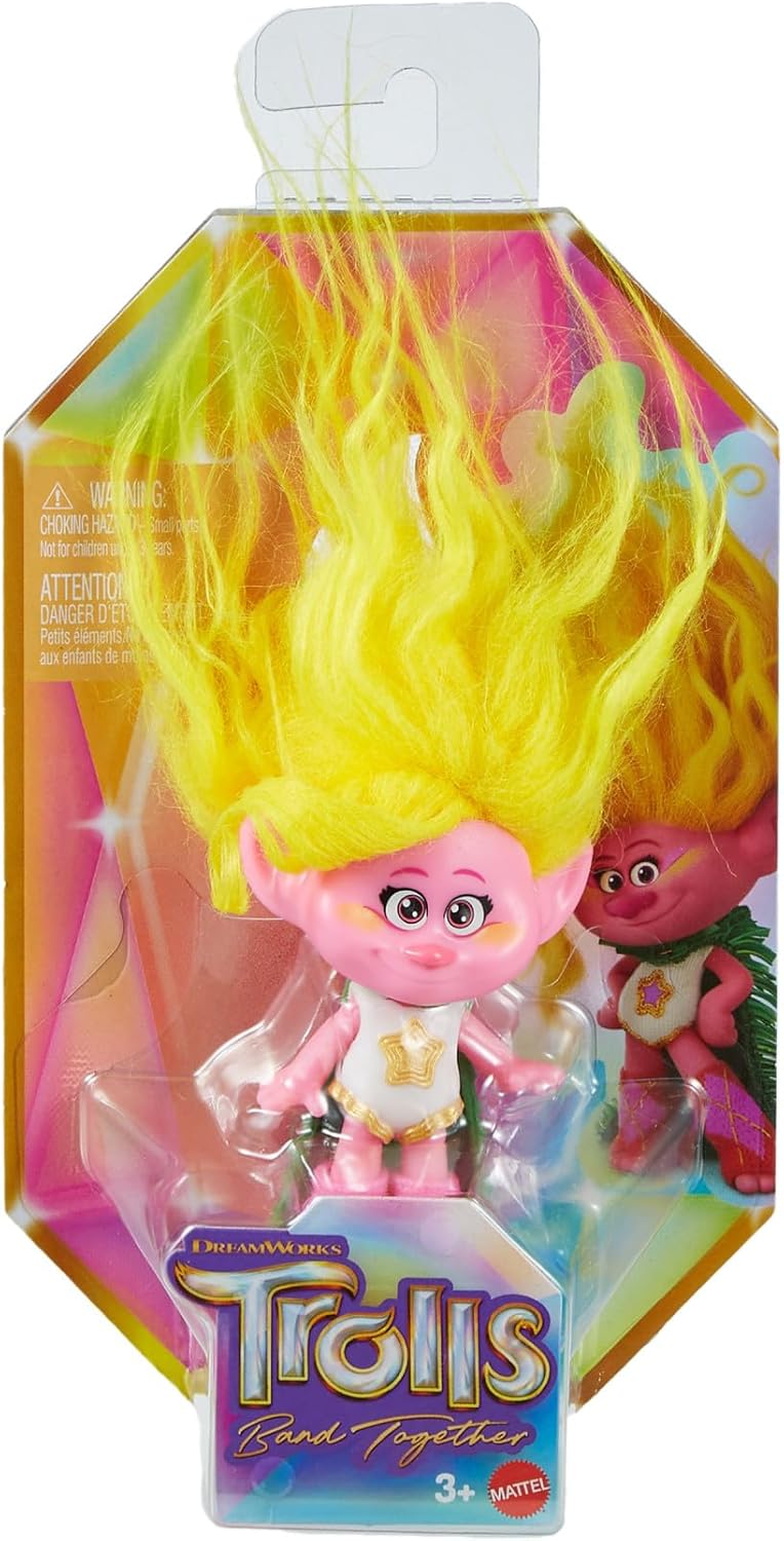 Mattel Trolls Band Together Viva Small Doll with Removable Outfit & Plush Hair, Toys Inspired by the Movie, HNF07