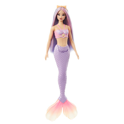Barbie A Touch of Magic Mermaid Doll with Lilac Hair, Purple Tail and Headband Accessory