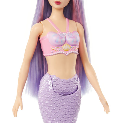 Barbie A Touch of Magic Mermaid Doll with Lilac Hair, Purple Tail and Headband Accessory