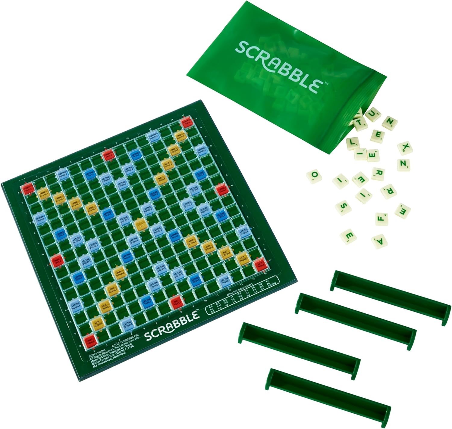 Mattel Games Scrabble Voyage Frankreich Multi