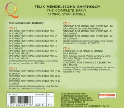 The Complete Early String Symp (Mendelssohn Bartho