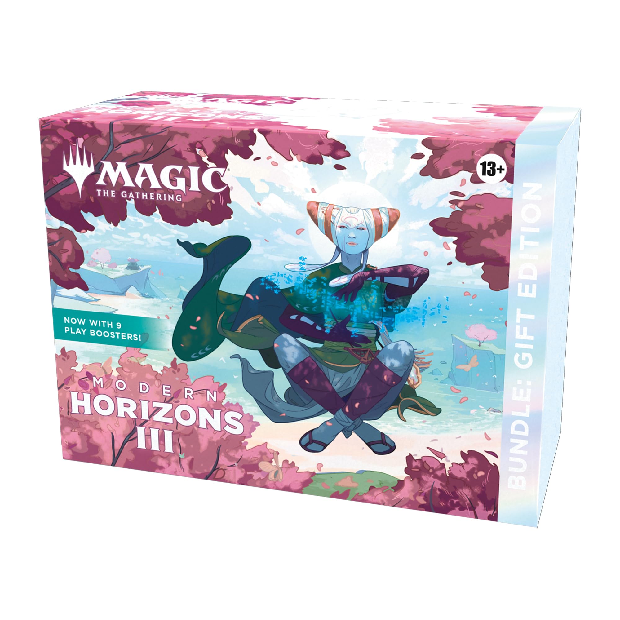 Magic: The Gathering Modern Horizons 3 Bundle: Gift Edition – Deluxe Bundle with 1 Collector Booster, 9 Play Boosters, Full-Art Lands + Exclusive Accessories (English Version) Gift Bundle