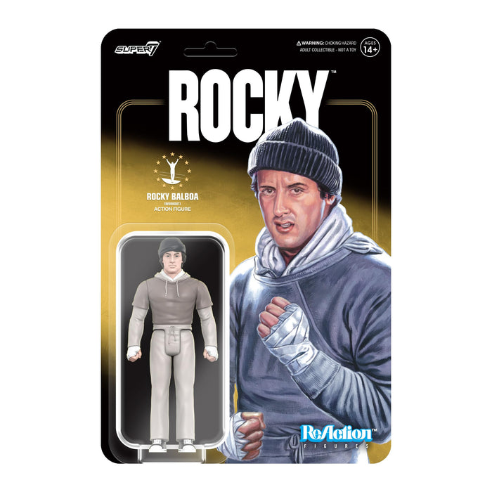 SUPER7 Rocky Reaction Figur Rocky Balbloa Workout 10 cm