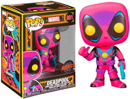 POP! Marvel 801 Blacklight - Deadpool Blacklight Special Edition