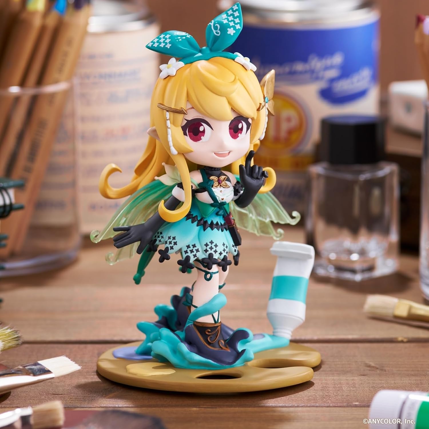 Nijisanji statuette PVC PalVerse Pomu Rainpuff 12 cm