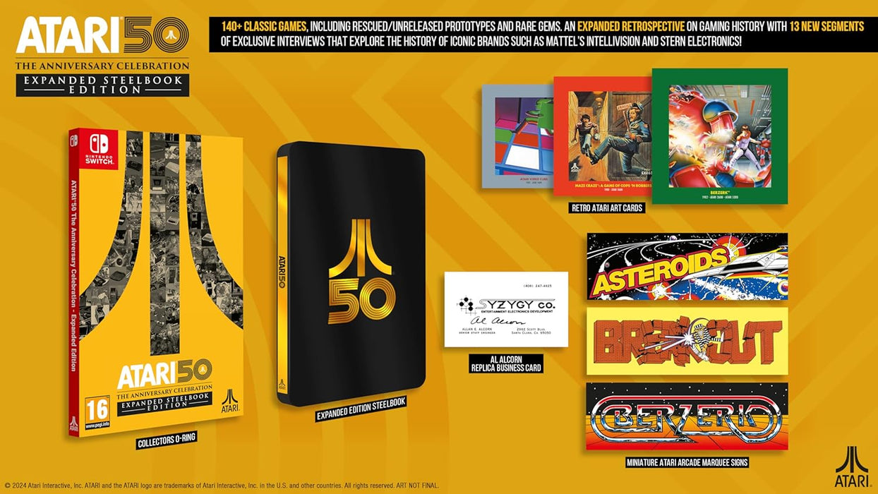 Atari 50: The Anniversary Celebration – Expanded Edition - Steelbook - Switch
