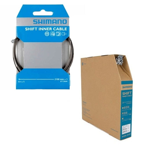 Shimano Stainless Steel Inner Gear Wire 1.2x2100 Box of 100