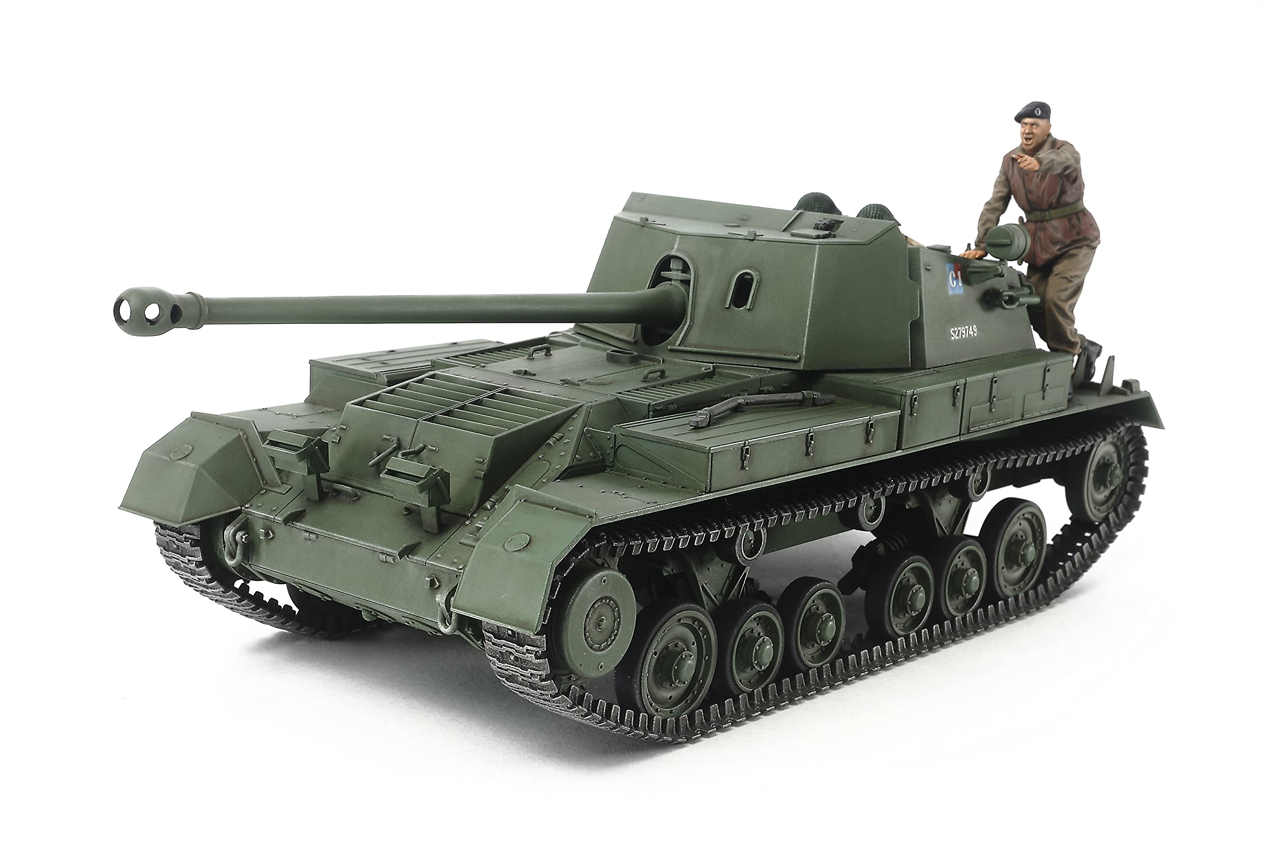 TAMIYA 300035356 300035356-1:35 Brit. Jagdpanzer Archer 17pdr, Faithful Replica, Plastic, Crafts, Model kit, Assembly, unpainted
