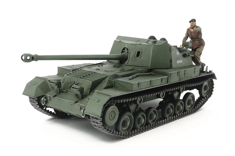 TAMIYA 300035356 300035356-1:35 Brit. Jagdpanzer Archer 17pdr, Faithful Replica, Plastic, Crafts, Model kit, Assembly, unpainted