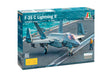 Italeri 1469 1:72 F-35C Lightning II Model Building Kit, Stand Model Building, Crafts, Hobby, Gluing, Plastic Kit, Detailed Military Kit