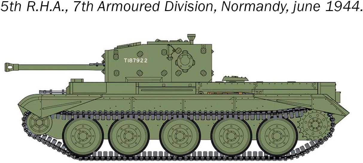 Italeri 25754 Cromwell MK IV, standing model building, crafts, hobby, gluing, plastic, detailed military kit, tank 1:56