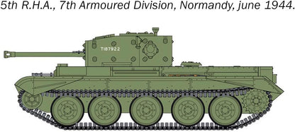 Italeri 25754 Cromwell MK IV, standing model building, crafts, hobby, gluing, plastic, detailed military kit, tank 1:56